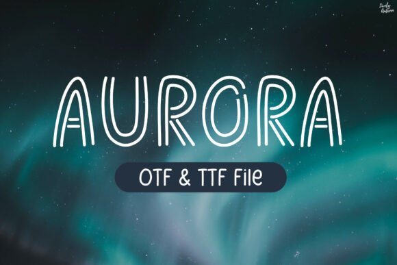 Aurora: A Cosmic Font for Modern Design