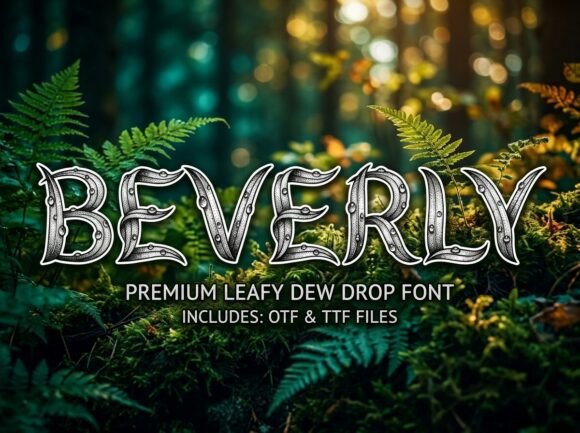 Beverly: A Bold Display Font for Headlines and Branding