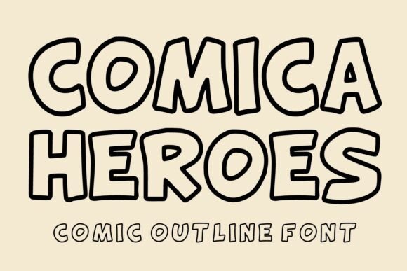 Comica Heroes: A Fun and Playful Display Typeface