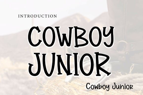 Cowboy Junior: A Playful Font for Western Charm