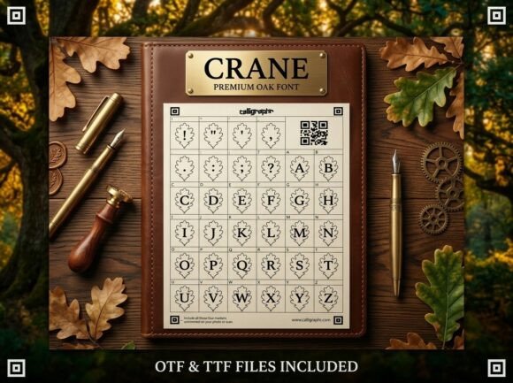 Crane: Nature-Inspired Typography for Authentic Design