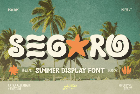 Discover Segaro: A Playful Font for Sunny Designs