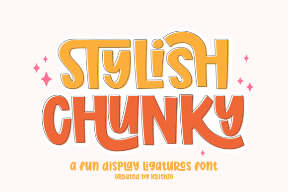 Discover Stylish Chunky: A Bold Display Typeface
