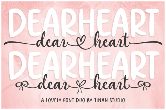 Discover the Warmth and Charm of the Dearheart Font Duo