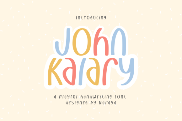 John Kalary: A Playful and Aesthetic Handwriting Font