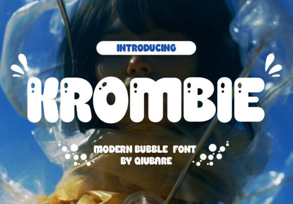 Krombie: The Bold and Playful Bubble Display Font