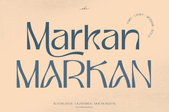 Markan: A Unique Display Typeface for Bold Creative Projects