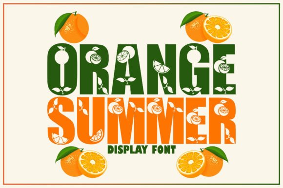 Orange Summer: A Fun, Dynamic Font for Vibrant Projects