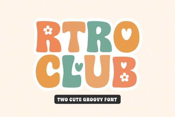 Rtro Club: The Groovy 70s Display Font for Modern Creatives