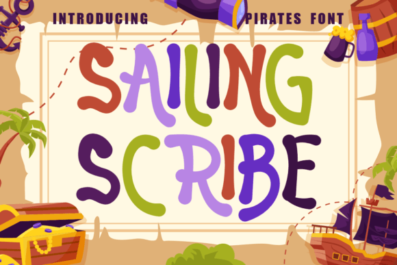 Sailing Scribe: A Pirate Font for Creative Adventures