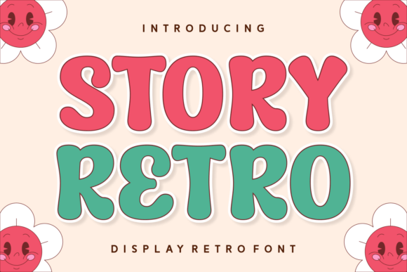 Story Retro: Vintage Display Font for Creative Projects