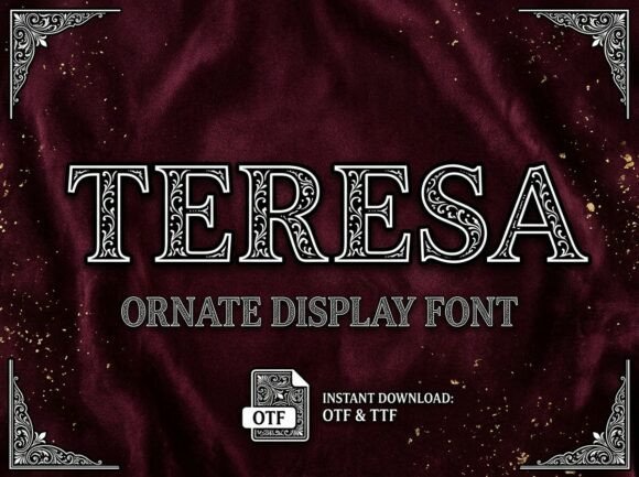 Teresa: A Bold Display Font for Creative Impact