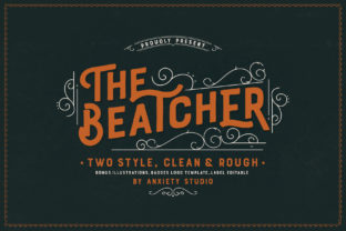 The Beatcher: A Versatile Display Font for Bold Designs