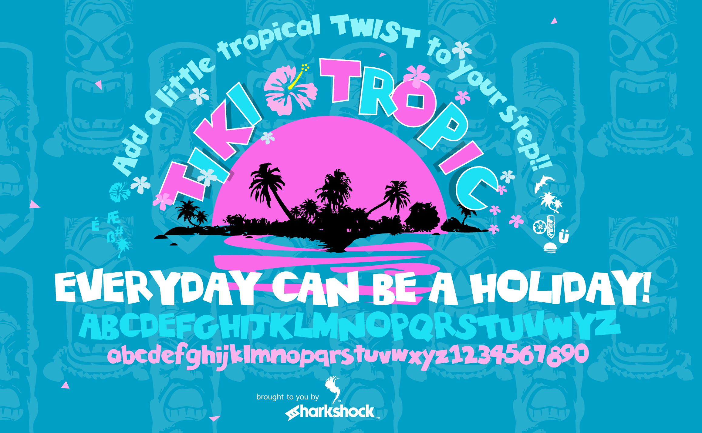 Tiki Tropic: A Fun Display Font for Tropical Designs