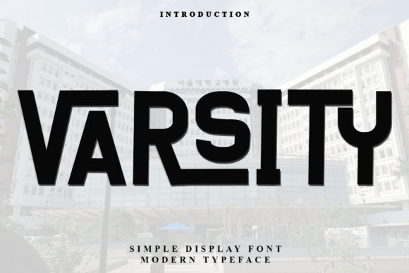 Varsity: A Modern Font for Bold Branding