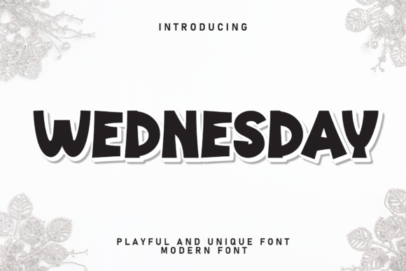 Wednesday: Discover the Sweet, Handwritten Display Font