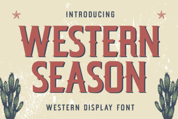 Western Season: A Bold Typeface for Authentic Design